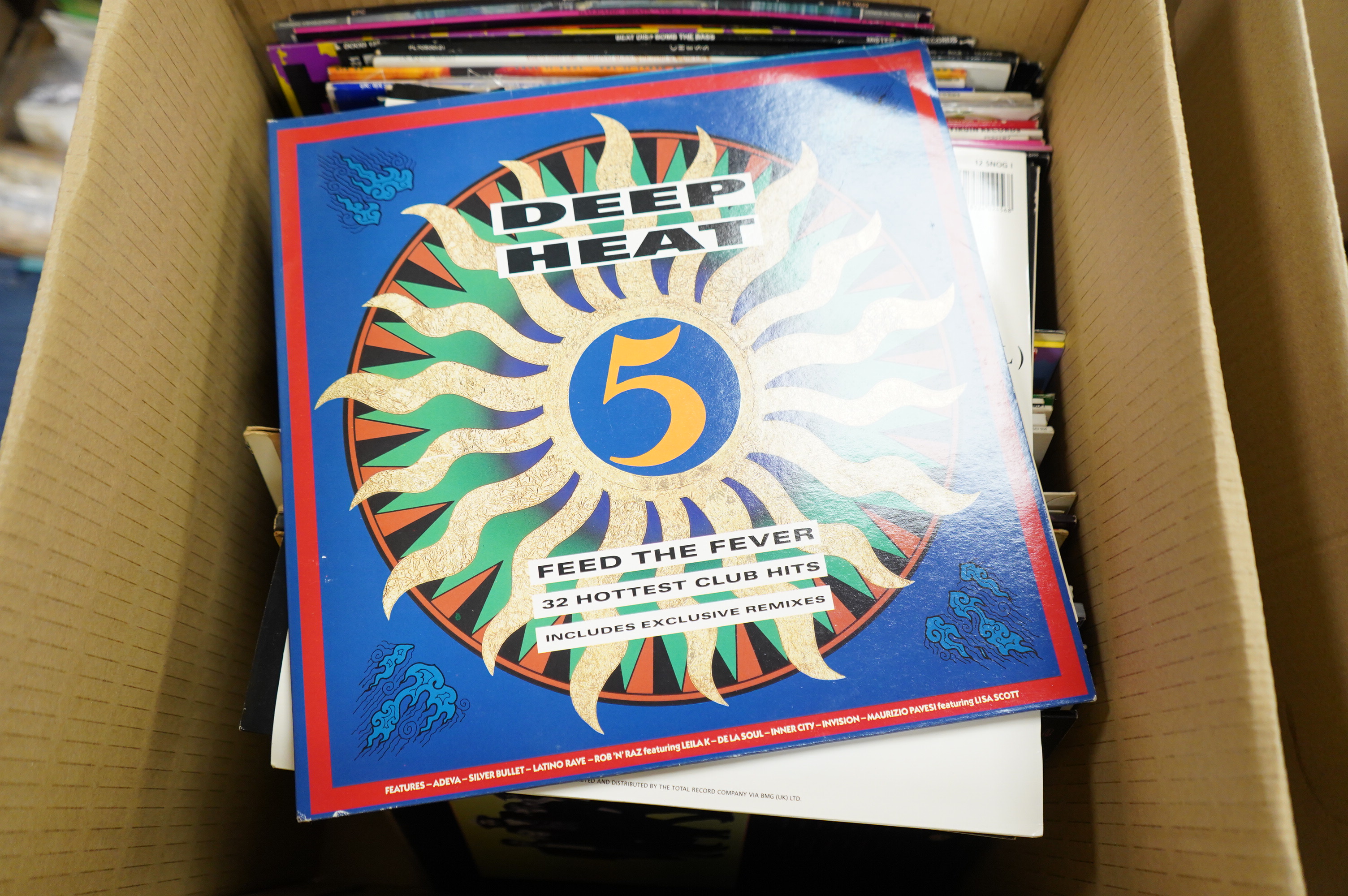 A collection of LP record albums and a few 12” singles, artists including; ABBA, Madonna, Sammy Davis Junior, Genesis, Pet Shop Boys, Janet Jackson, Spandau Ballet, Jean-Michel Jarre, Cliff Richard, Michael Jackson, Wet